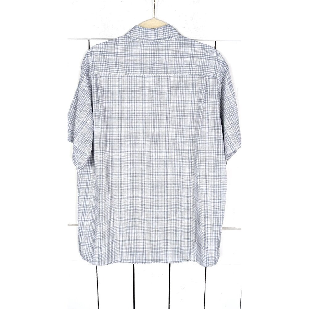 Weatherproof Vintage Performance mens checkered plaid short sleeve shirt - Picture 4 of 4